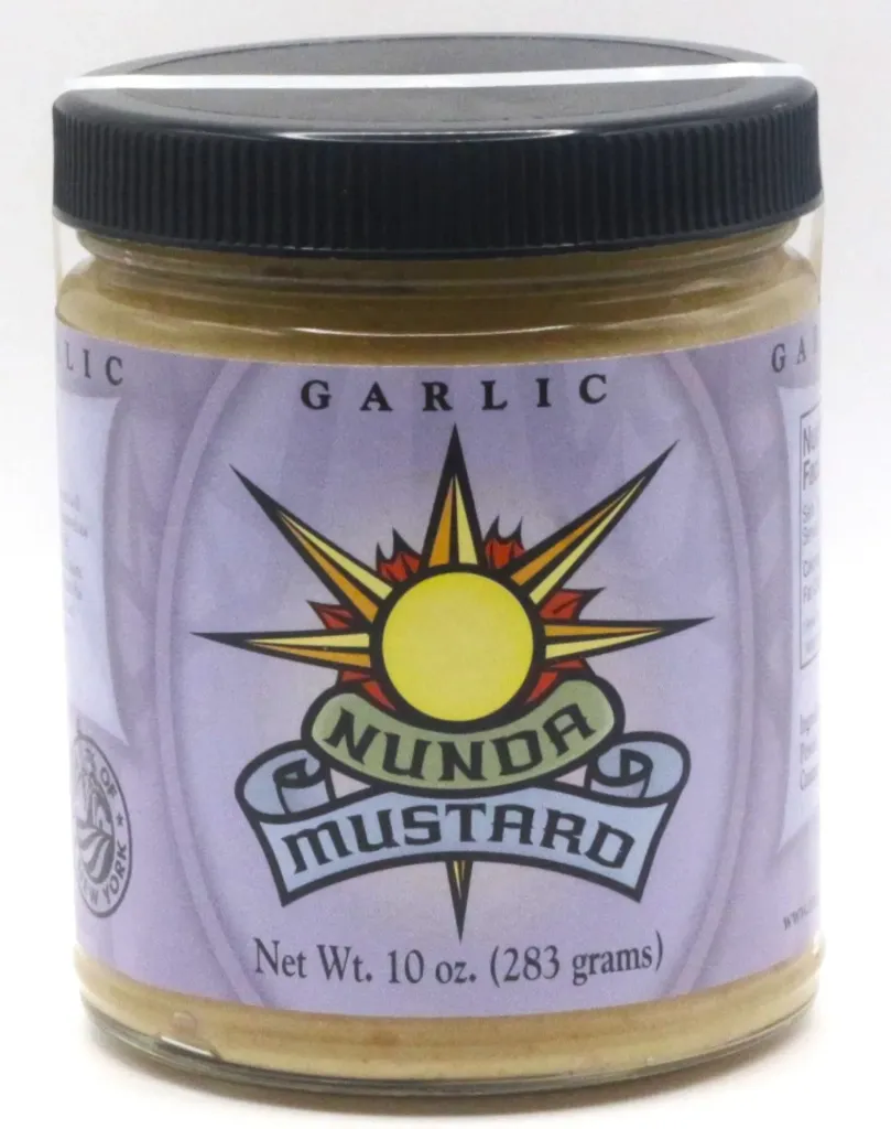 Garlic Nunda Mustard 10 oz