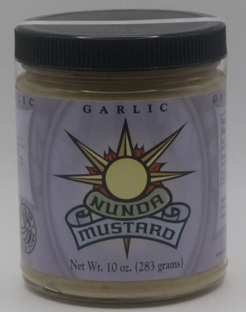 Garlic Nunda Mustard 10 oz